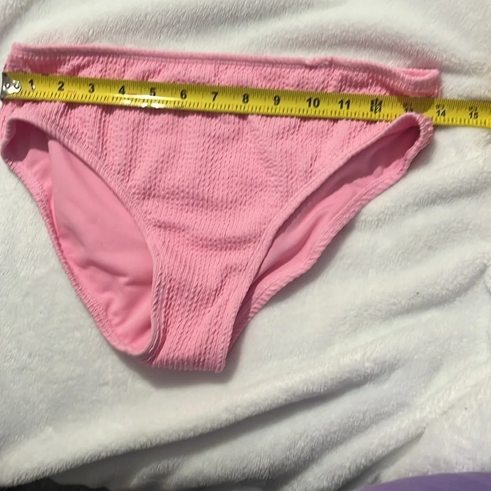 New Wonder Nation Girls Tie Front Bikini Swimsuit with UPF 50 Size XL 14-16 NWT